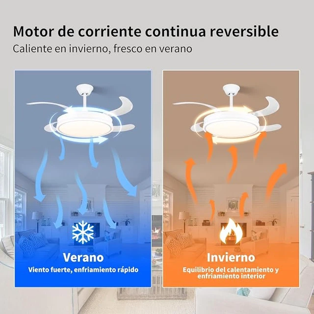 Motor reversible: modo verano e invierno